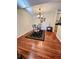 Elegant dining area showcasing hardwood floors and a chandelier at 5275 Images Cir # 104, Kissimmee, FL 34746