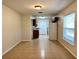 Combined dining and kitchen area with tiled floor at 1940 Tripaul Ct, Bartow, FL 33830