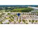 Aerial view of the home and surrounding area at 7617 Brookhurst Ln, Kissimmee, FL 34747