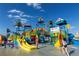 Water play area with slides and splash features at 7617 Brookhurst Ln, Kissimmee, FL 34747