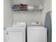 Convenient laundry room with washer and dryer at 7617 Brookhurst Ln, Kissimmee, FL 34747