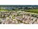 Aerial view of neighborhood with houses at 7617 Brookhurst Ln, Kissimmee, FL 34747