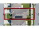Aerial view showcasing a single-Gathering house with solar panels at 2195 Bluebird Pl, St Cloud, FL 34771