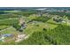 Aerial view showcasing the property's expansive land and surrounding area at 3105 Pastures Rd, Kissimmee, FL 34746