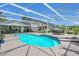 Inviting screened pool area with ample space for outdoor entertaining at 3105 Pastures Rd, Kissimmee, FL 34746