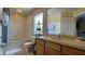 Clean bathroom with tub and updated vanity at 2716 Bushman Dr, Kissimmee, FL 34746