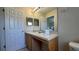 Bathroom with double vanity and good lighting at 2716 Bushman Dr, Kissimmee, FL 34746