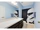 Bathroom with a shower/tub combo and Star Wars decor at 3425 Halsway Dr, Orlando, FL 32824