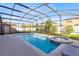 Relaxing screened pool and spa perfect for entertaining at 3425 Halsway Dr, Orlando, FL 32824