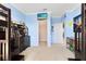 bedroom with bunk beds and walk-in closet at 3425 Halsway Dr, Orlando, FL 32824