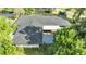 Aerial view of the home's roof at 715 Eastover Cir, Deland, FL 32724