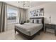 Bright bedroom with a comfortable bed and stylish accents at 3525 Lavender Dr, Davenport, FL 33897