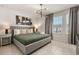 Spacious main bedroom with king-size bed, large windows, and modern decor at 3525 Lavender Dr, Davenport, FL 33897