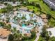 Relaxing community pool with lounge chairs at 9099 Hazard St, Davenport, FL 33896