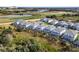 Aerial view of homes with private pools at 9099 Hazard St, Davenport, FL 33896