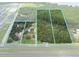 Aerial view of multiple lots of land for sale at 6365 Whip O Will E Ln, St Cloud, FL 34771