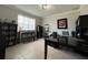 Spacious home office with built-in shelving and large desk at 2321 Hinsdale Dr, Kissimmee, FL 34741
