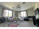 Cozy Gathering room with sectional sofa and large TV at 2321 Hinsdale Dr, Kissimmee, FL 34741