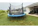 Large backyard with trampoline and plenty of grass at 5652 Arborvista Dr, Saint Cloud, FL 34771