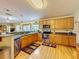 Modern kitchen with stainless steel appliances and granite countertops at 4155 Quail Wood Dr, St Cloud, FL 34772