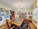 Dining room with wood floors and large windows at 4155 Quail Wood Dr, St Cloud, FL 34772