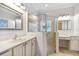 Well-appointed bathroom with a large shower, vanity, and updated fixtures at 196 Ventana Dr, Poinciana, FL 34759