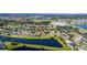 Aerial view of property near a lake at 2090 Big Buck Dr, St Cloud, FL 34772