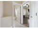 Hallway leading to a bathroom and bedroom at 3146 Lake Jean Dr, Orlando, FL 32817