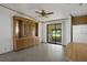 Dining area with built-in hutch and access to back patio at 450 Tivoli Park Dr, Davenport, FL 33897