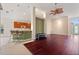Open concept kitchen with breakfast bar and views to the living room at 520 Vista Oaks Way, Davenport, FL 33837