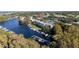 Aerial view of condo community near the water at 6258 Masters Blvd # C204, Orlando, FL 32819