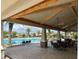 Relaxing pool area with covered patio and comfortable seating at 12254 Sandy Apple Rd, Orlando, FL 32824