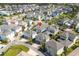 Aerial view of a home situated in a residential neighborhood at 13010 Stoddart Ave, Orlando, FL 32827