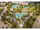 Community pool with lap lanes, leisure pool, and a sandy beach area at 13010 Stoddart Ave, Orlando, FL 32827