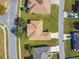 Aerial view of single Gathering home and neighborhood at 3381 Marshfield Preserve Way, Kissimmee, FL 34746