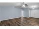 Bright living room with vaulted ceilings and neutral colors at 3570 Manor Loop, Lakeland, FL 33810