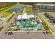 Resort-style pool area with lounge chairs and palm trees at 5773 High Seas Dr, Orlando, FL 32821