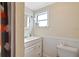 Clean bathroom with a vanity and toilet at 1015 Ohio Ave, Saint Cloud, FL 34769