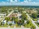 Wide aerial view of a neighborhood near a lake at 1015 Ohio Ave, Saint Cloud, FL 34769