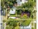 Aerial view showing a property's lot and location at 1015 Ohio Ave, Saint Cloud, FL 34769