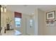 Modern bathroom with a walk-in shower and double vanity at 4211 Sawtooth Ct, Tavares, FL 32778