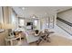 Bright living room with comfy seating and a rustic coffee table at 4227 Sawtooth Ct, Tavares, FL 32778