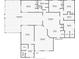 Floor plan showcasing a spacious layout with multiple bedrooms, bathrooms, and a large screened patio at 119 Talavera Ln, Kissimmee, FL 34758