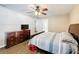 Well lit bedroom with large closet and ceiling fan at 119 Talavera Ln, Kissimmee, FL 34758