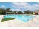 Large community pool with plenty of space for relaxation at 2204 Betsy Ross Ln # 29, Saint Cloud, FL 34769