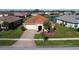 Aerial view of house and surrounding community at 3960 Steer Beach Pl, Kissimmee, FL 34746