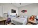 Bedroom with a twin bed, TV, and window at 9824 Red Eagle Dr, Orlando, FL 32825