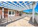 Covered patio area with pergola and brick pavers at 2780 Vickie Ct, Kissimmee, FL 34744
