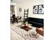Comfortable living room with modern furniture and large windows at 2280 San Vital Dr # 105, Kissimmee, FL 34741
