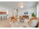 Cozy living room with comfortable seating and a large TV at 7127 Harmony Square S Dr # 7127, Harmony, FL 34773